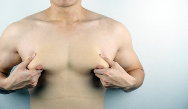What's the cause of the gynecomastia condition?